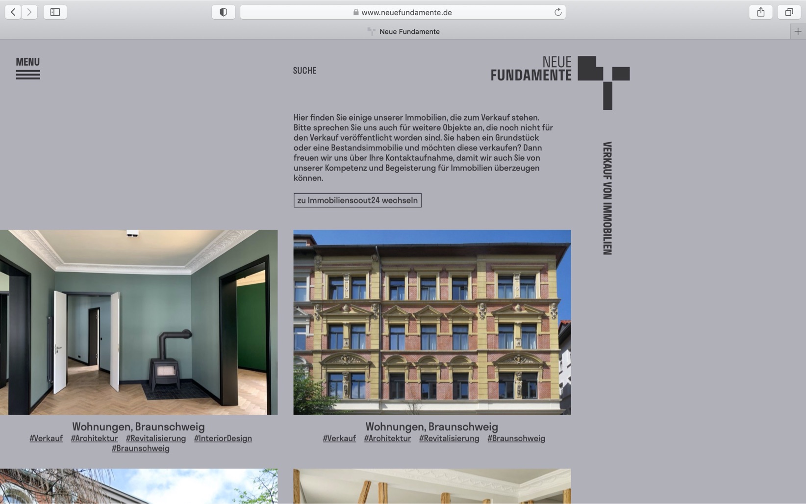 Screenshoot of Neue Fundamente