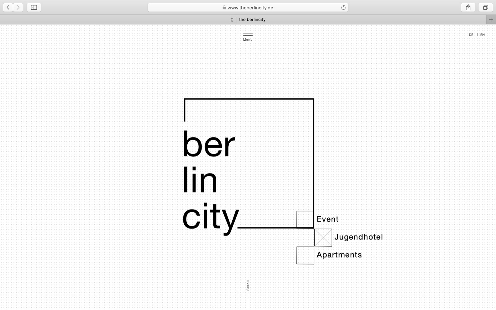 Screenshoot of the berlincity